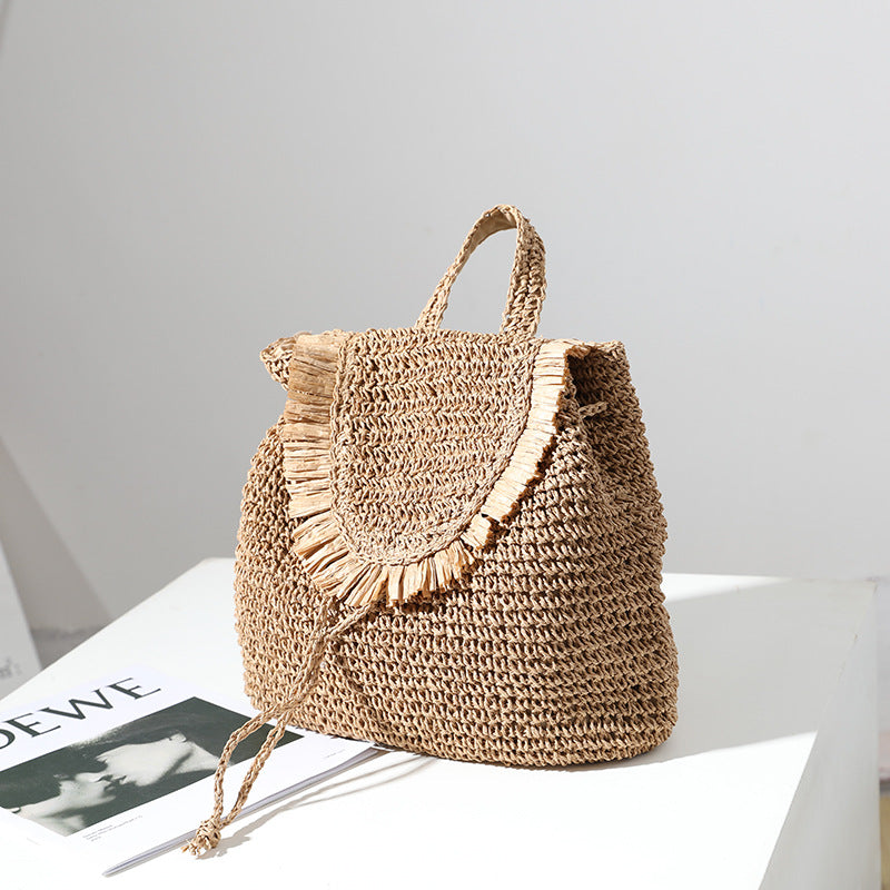 Wholesale Backpack Straw Bags